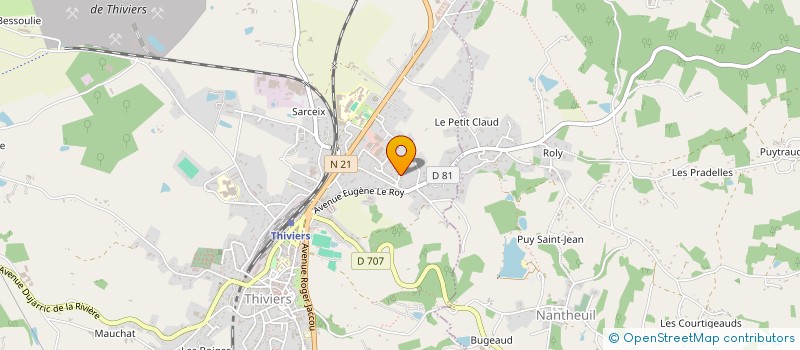 localisation de l'entreprise MONSIEUR MENNO WESTRA  THIVIERS