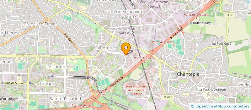 localisation de l'entreprise MONSIEUR MENOUAR BENARBIA  RENNES