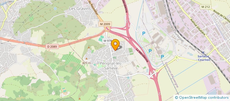 localisation de l'entreprise MONSIEUR MENOUAR OUYED  PERIGNAT-LES-SARLIEVE