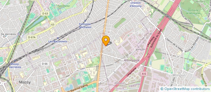 localisation de l'entreprise MONSIEUR MENOUAR ZEGHOUDI à ANTONY