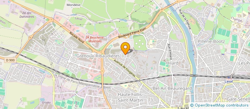 localisation de l'entreprise MONSIEUR MENOUER BENKADDOUR à LAVAL