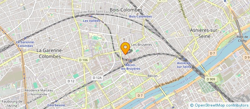 localisation de l'entreprise MONSIEUR MENOUER TAYEBI  ASNIERES-SUR-SEINE