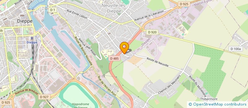 localisation de l'entreprise MONSIEUR MENPHIS KARL  DIEPPE