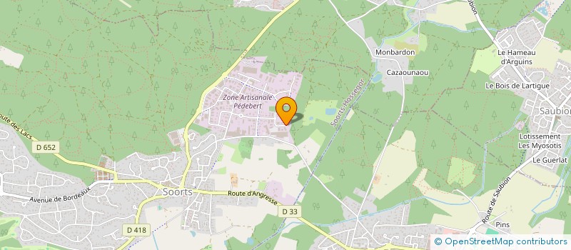 localisation de l'entreprise MONSIEUR MENSAH TESSIER  SOORTS-HOSSEGOR