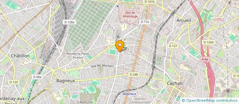 localisation de l'entreprise MONSIEUR MENSANH ATOHOUN à BAGNEUX