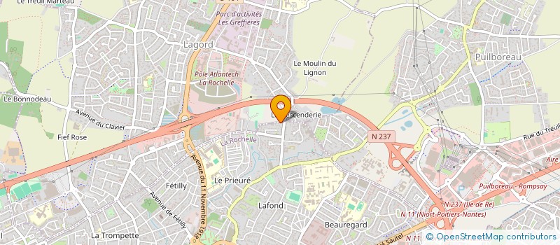 localisation de l'entreprise MONSIEUR MENSANH AYINA  LA ROCHELLE