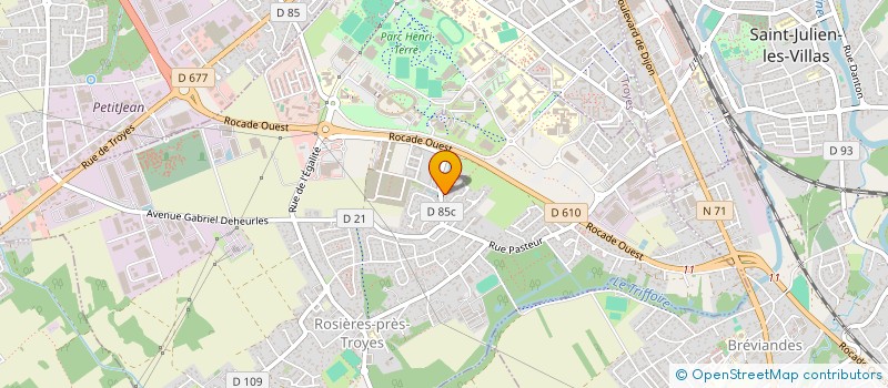 localisation de l'entreprise MONSIEUR MENSUR CUNA  ROSIERES-PRES-TROYES