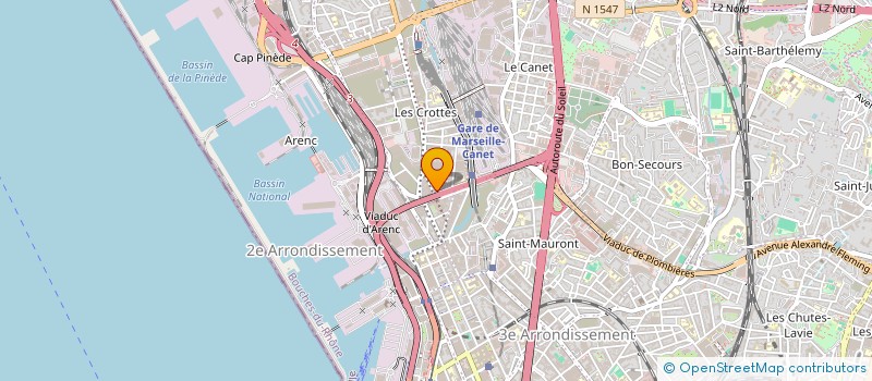 localisation de l'entreprise MONSIEUR MENSUR HASANIC à MARSEILLE 15EME