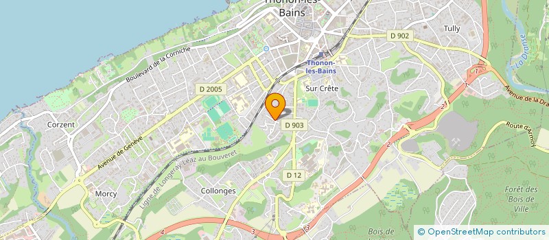 localisation de l'entreprise MONSIEUR MENTOR MULAJ à THONON-LES-BAINS