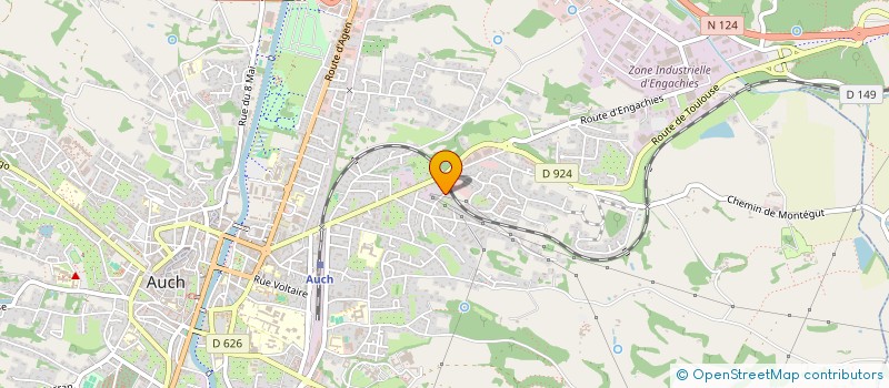 localisation de l'entreprise MONSIEUR MENTOR SHALA  AUCH