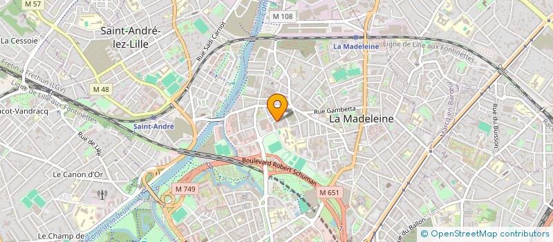 localisation de l'entreprise MONSIEUR MERAB KALIEV à LA MADELEINE