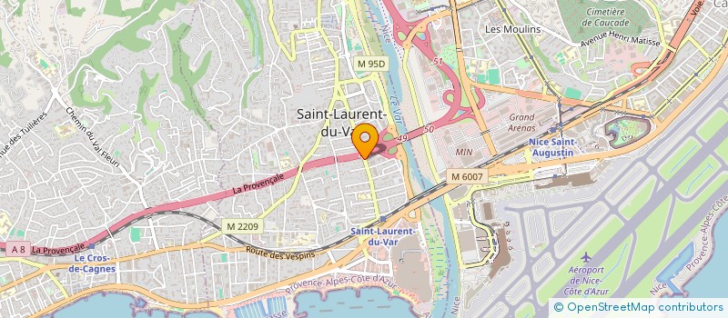 localisation de l'entreprise MONSIEUR MERAB MORBEDADZE  SAINT-LAURENT-DU-VAR