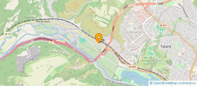 localisation de l'entreprise MONSIEUR MERAHWI MAJOR  PLOMBIERES-LES-DIJON