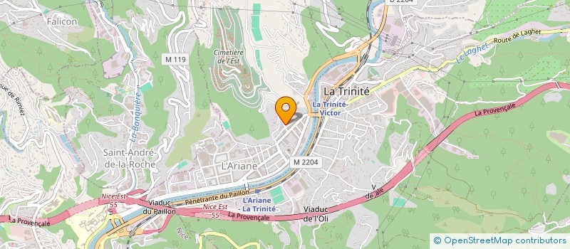 localisation de l'entreprise MONSIEUR MEREGUEB KACEM ALI à NICE