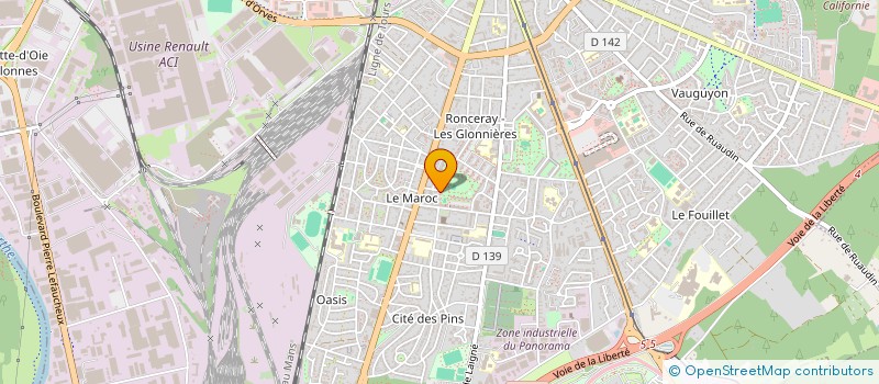 localisation de l'entreprise MONSIEUR MERESA MAMULEY  LE MANS