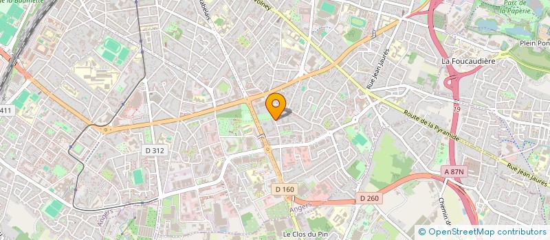 localisation de l'entreprise MONSIEUR MERHAWI GEBREBRHAN à ANGERS