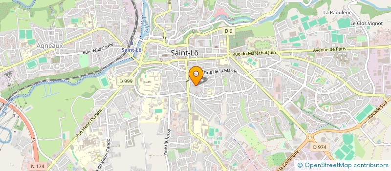 localisation de l'entreprise MONSIEUR MERHAWI MELAKE  SAINT-LO