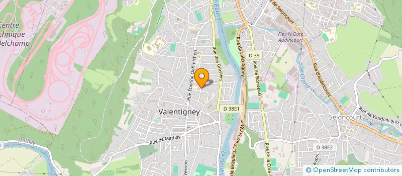 localisation de l'entreprise MONSIEUR MERHUNIS LISAK  VALENTIGNEY