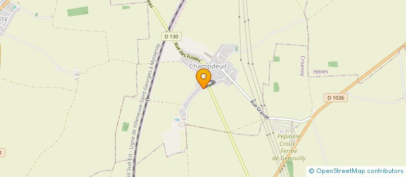 localisation de l'entreprise MONSIEUR MERHYL LOULENDO  CHAMPDEUIL