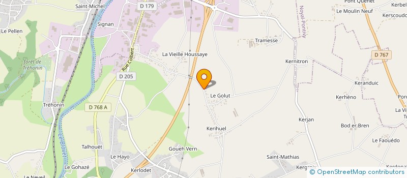 localisation de l'entreprise MONSIEUR MERIADEC BOUILLY à SAINT-THURIAU
