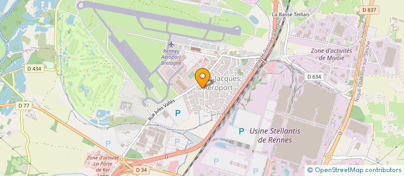 localisation de l'entreprise MONSIEUR MERIADEC MICHEL  SAINT-JACQUES-DE-LA-LANDE