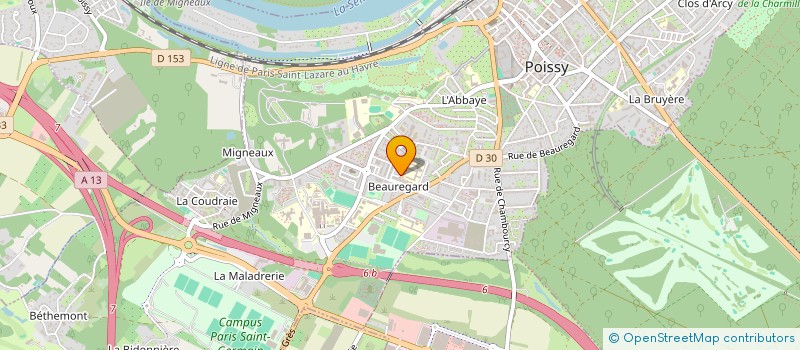 localisation de l'entreprise MONSIEUR MERIAM SOW  POISSY