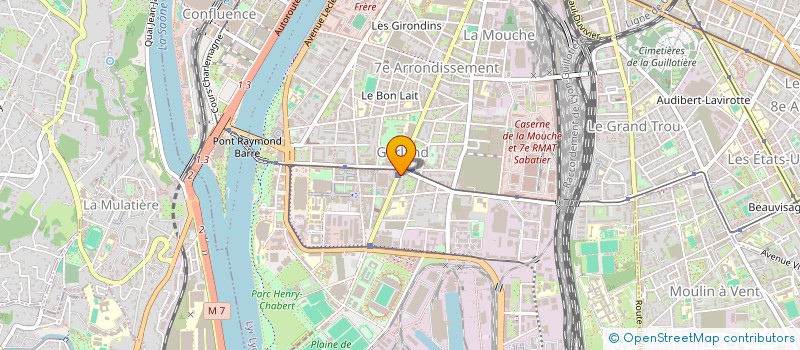 localisation de l'entreprise MONSIEUR MERIC BELKHIR  LYON