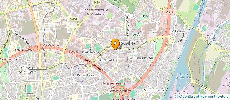 localisation de l'entreprise MONSIEUR MERIC SABRUN à HEROUVILLE-SAINT-CLAIR