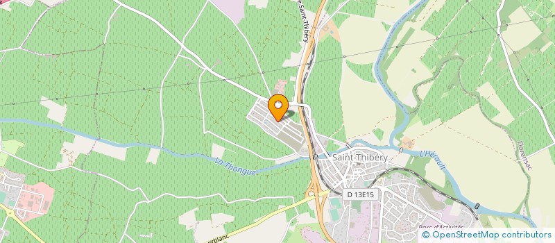 localisation de l'entreprise MONSIEUR MERICK IANUTOLO  SAINT-THIBERY