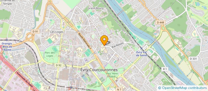 localisation de l'entreprise MONSIEUR MERIK PELADE à EVRY-COURCOURONNES
