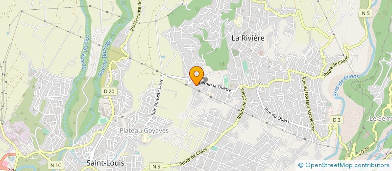 localisation de l'entreprise MONSIEUR MERIL RIVIERE à SAINT-LOUIS