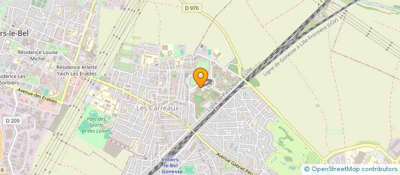 localisation de l'entreprise MONSIEUR MERIUS GENESCAR à GONESSE