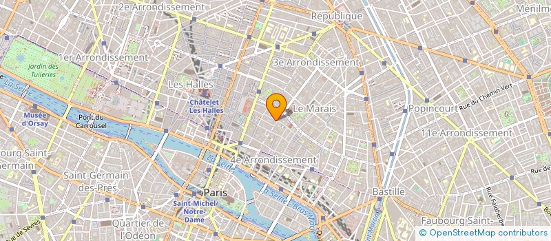 localisation de l'entreprise MONSIEUR MERLIN BIGORIE  PARIS