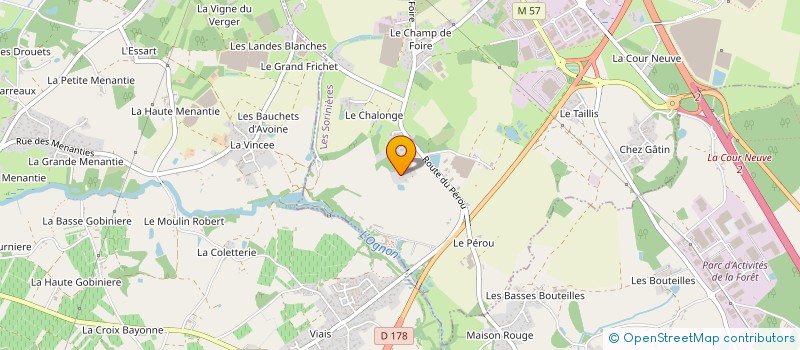 localisation de l'entreprise MONSIEUR MERLIN COJEAN  LES SORINIERES