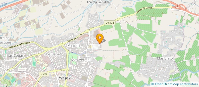 localisation de l'entreprise MONSIEUR MERLIN DE RIVASSON  ELNE