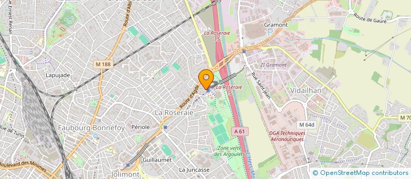 localisation de l'entreprise MONSIEUR MERLIN DUFOUR à TOULOUSE