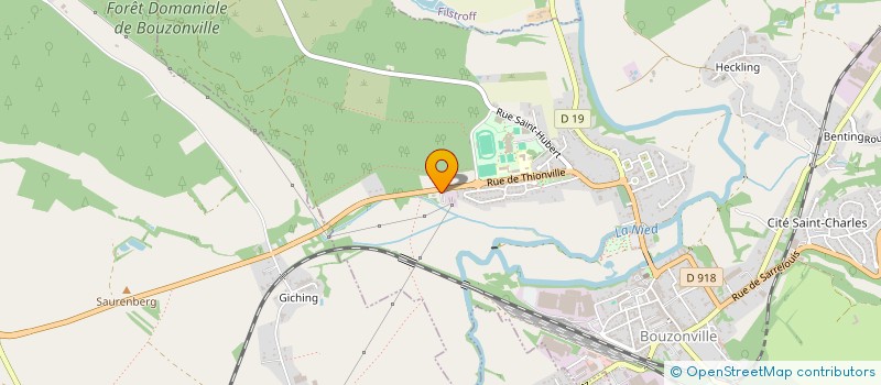 localisation de l'entreprise MONSIEUR MERLIN MELCHIOR  FREISTROFF