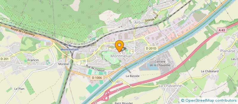 localisation de l'entreprise MONSIEUR MERLIN TOURNIER  MONTMELIAN