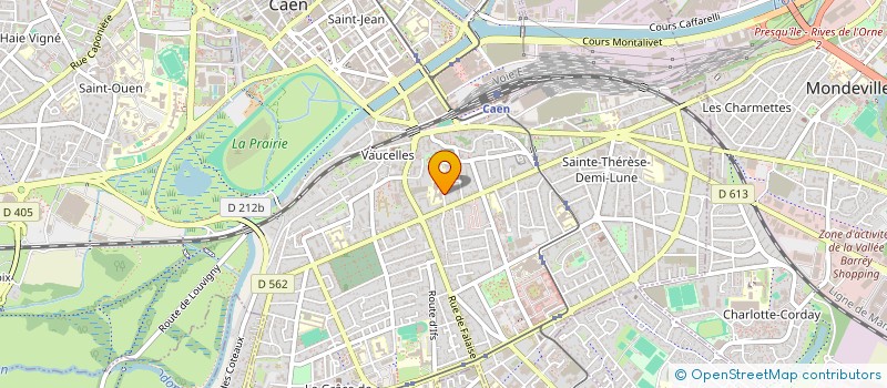 localisation de l'entreprise MONSIEUR MERLIN VISCARDI à CAEN