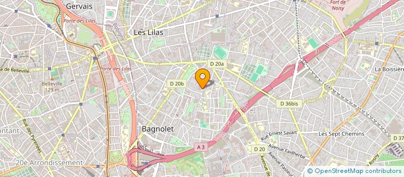 localisation de l'entreprise MONSIEUR MEROINE BEN MOUSSA  BAGNOLET