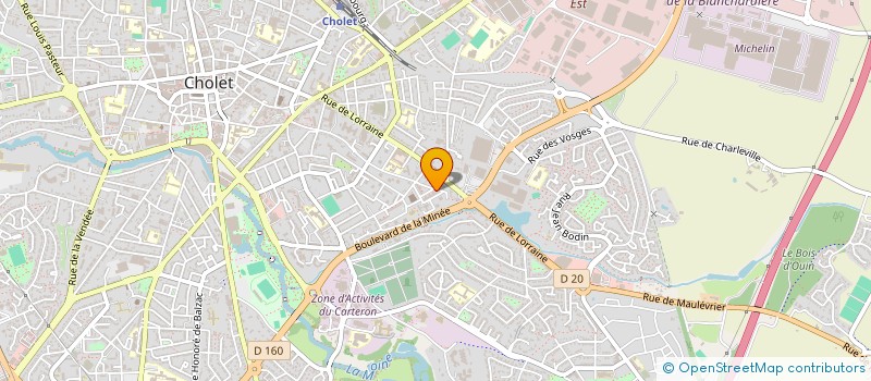 localisation de l'entreprise MONSIEUR MERON BERHE à CHOLET