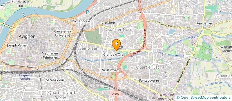 localisation de l'entreprise MONSIEUR MERON TESFALDET  AVIGNON