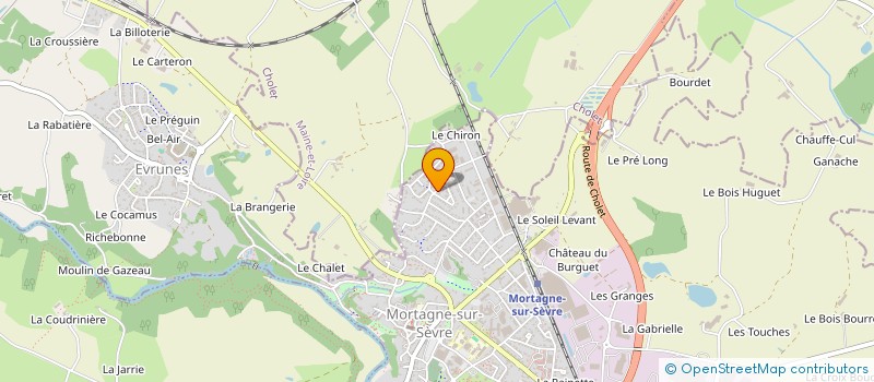 localisation de l'entreprise MONSIEUR MEROUAN BAZZINE à MORTAGNE-SUR-SEVRE