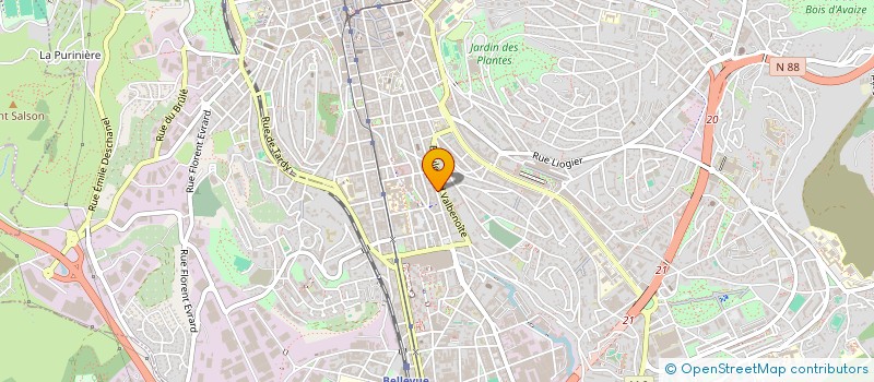 localisation de l'entreprise MONSIEUR MEROUAN BERREBIH à SAINT-ETIENNE