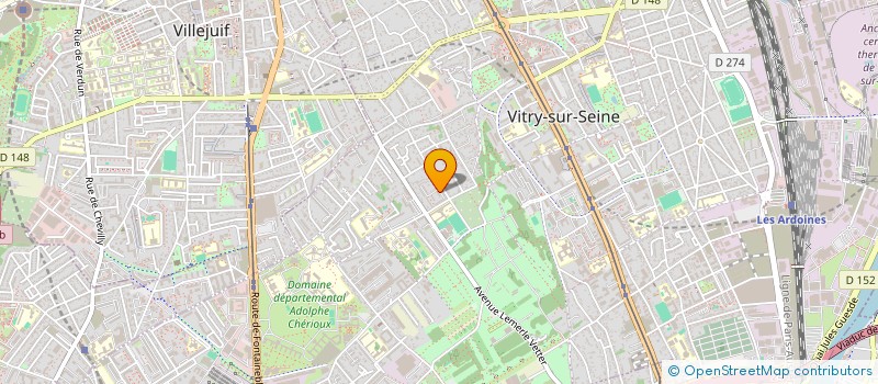 localisation de l'entreprise MONSIEUR MEROUAN JABRI  VITRY-SUR-SEINE