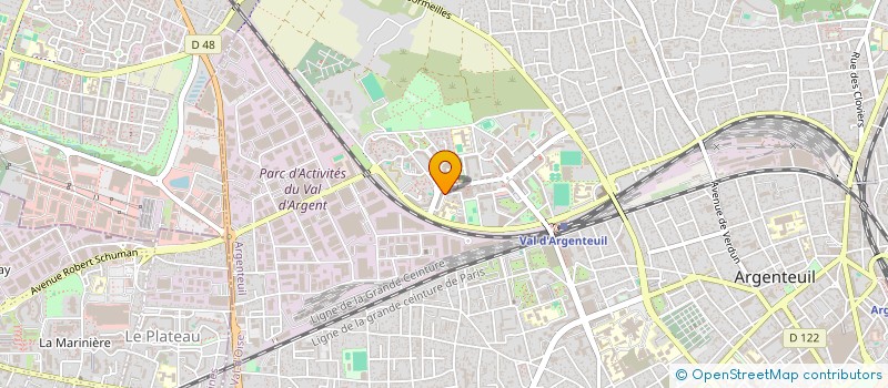 localisation de l'entreprise MONSIEUR MEROUANE AIT OUADDA  ARGENTEUIL