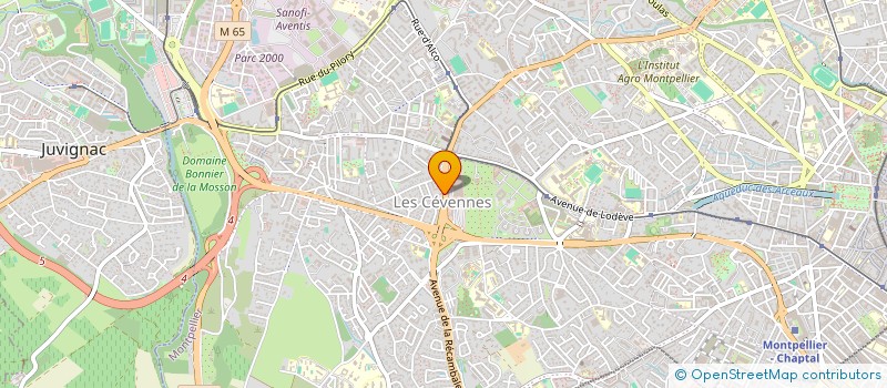 localisation de l'entreprise MONSIEUR MEROUANE BARCA à MONTPELLIER
