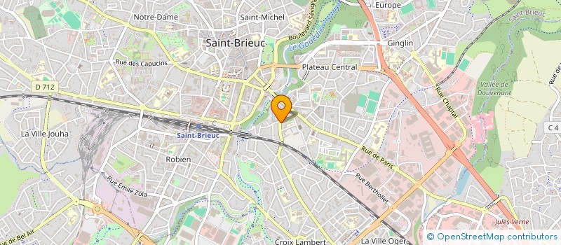 localisation de l'entreprise MONSIEUR MEROUANE BELHAJ à SAINT-BRIEUC