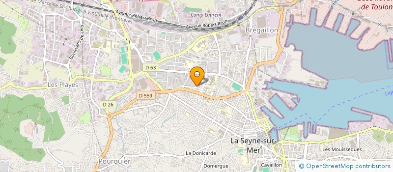 localisation de l'entreprise MONSIEUR MEROUANE CHAIB à LA SEYNE-SUR-MER