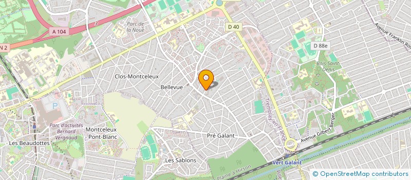 localisation de l'entreprise MONSIEUR MEROUANE DEMDOUM à VILLEPINTE